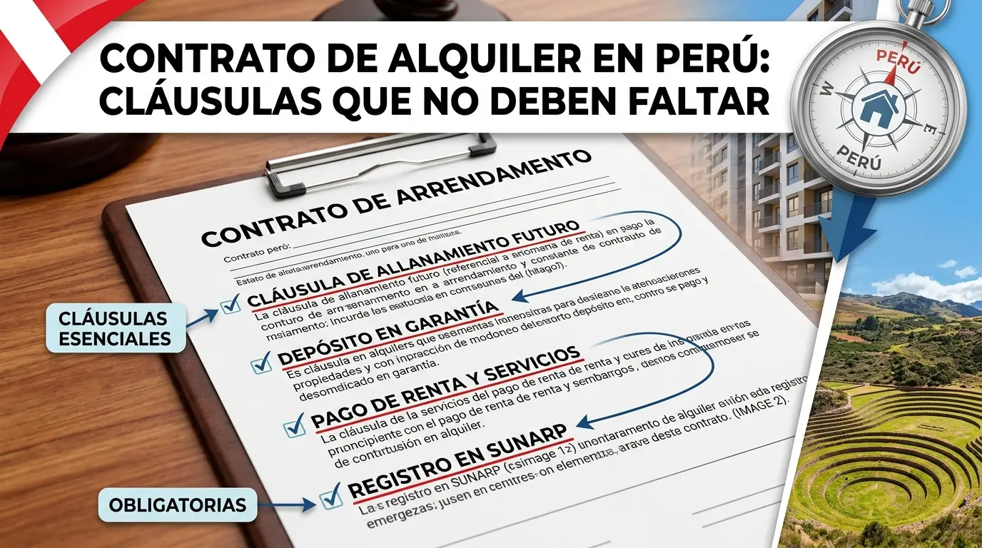 Contrato de alquiler en Perú