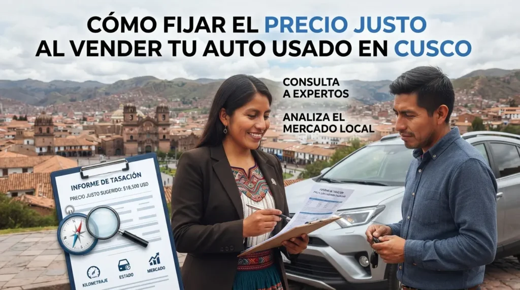 Cómo fijar el precio justo al vender tu auto usado en Cusco