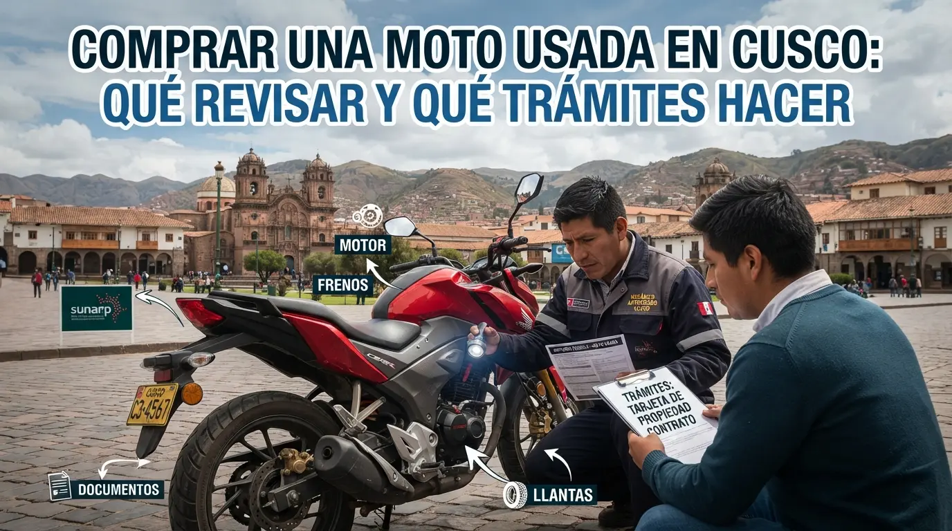 Comprar una moto usada en Cusco