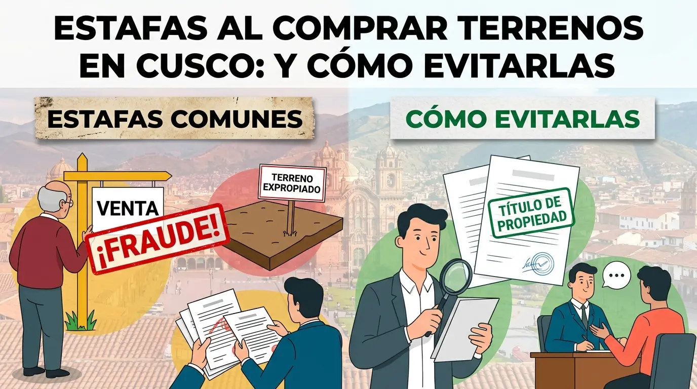 Estafas comunes al comprar terrenos en Cusco y cómo evitarlas