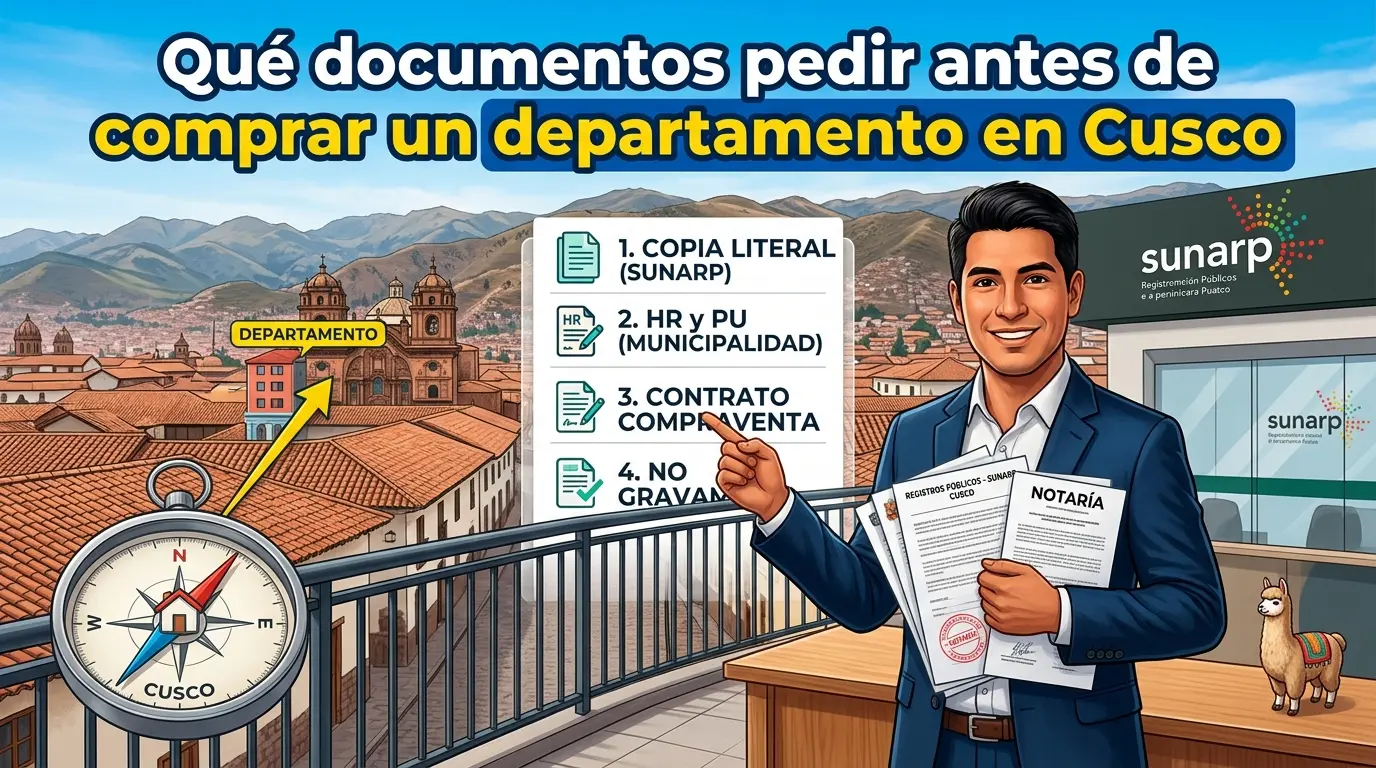 Qué documentos pedir antes de comprar un departamento en Cusco